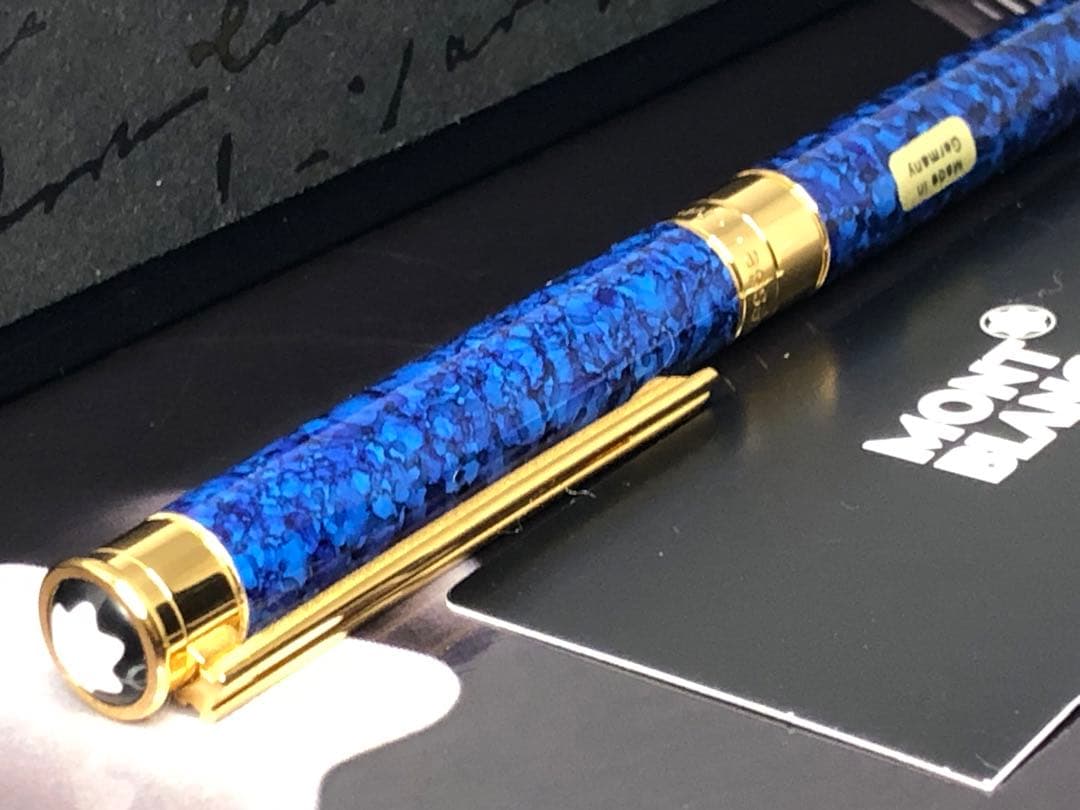⭐️モンブラン⭐️幸運パワー美の頂点ラピスデザイン入手困難逸品⭐️ノブレス・ドウエ金装