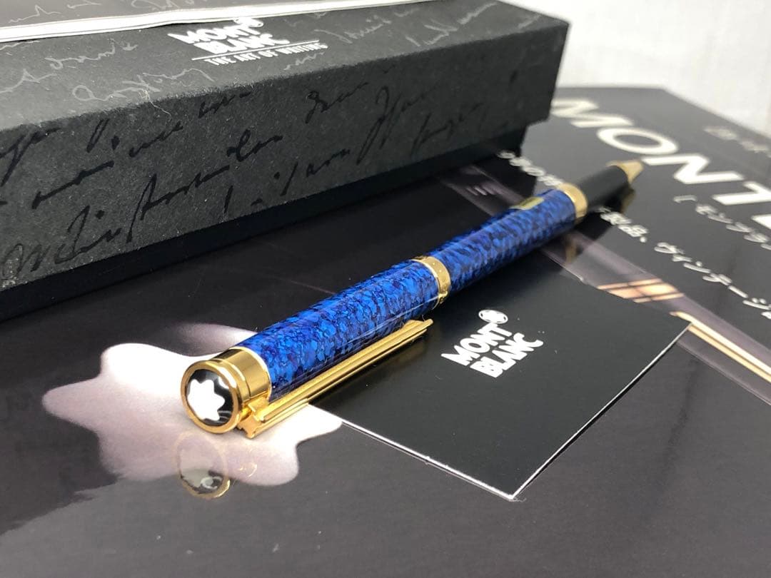 ⭐️モンブラン⭐️幸運パワー美の頂点ラピスデザイン入手困難逸品⭐️ノブレス・ドウエ金装