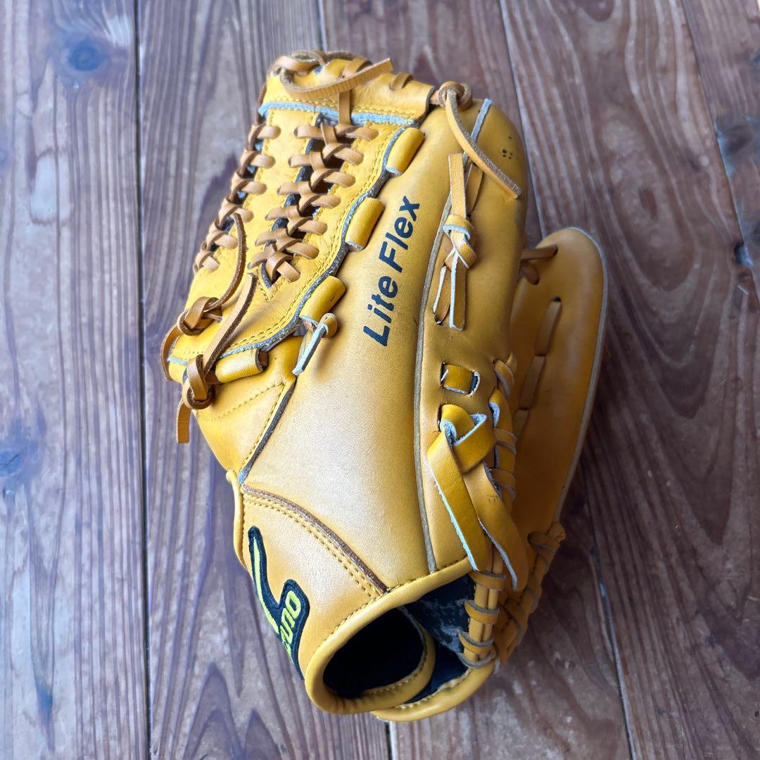 Mizuno Lite Flex 軟式グローブ イエロー