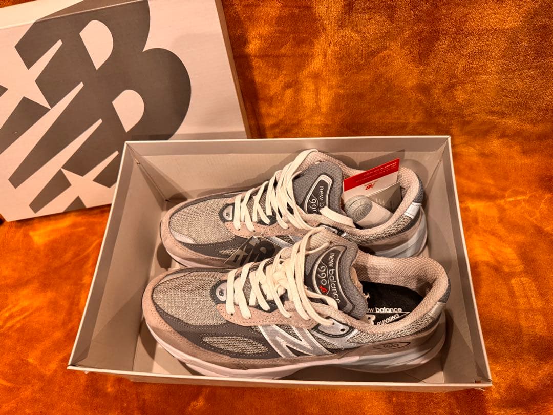 New Balance 990 グレー シューズ