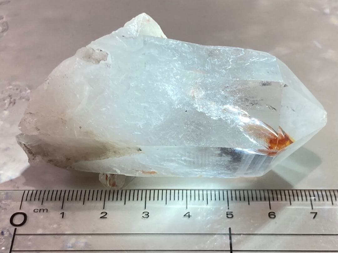 炎の精霊ঌ 　アンフィボールインクォーツ✨　クラスター　原石　クリスタル　水晶