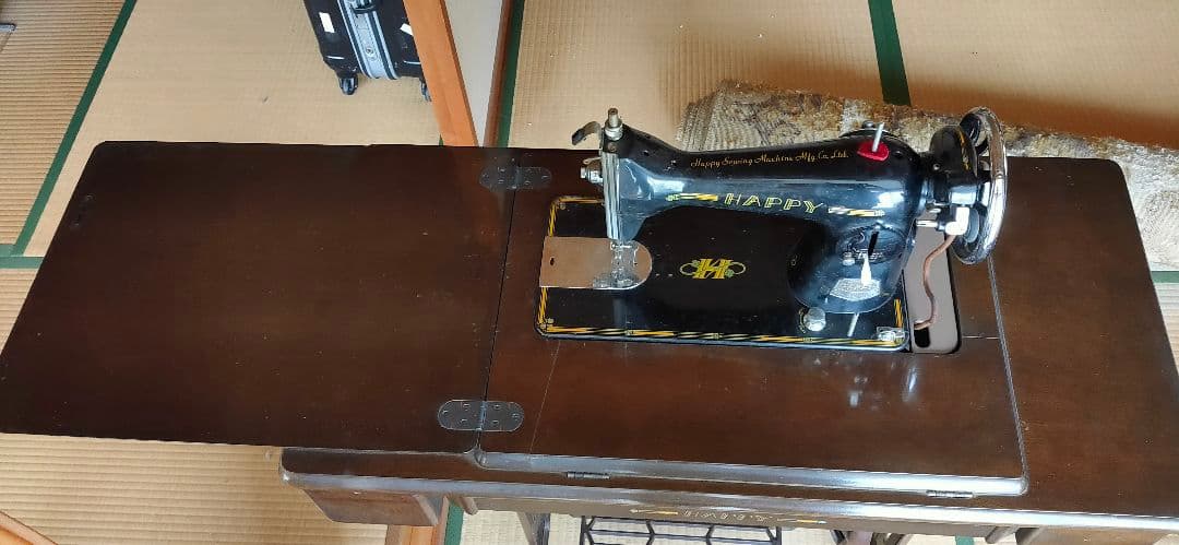 HAPPY HA-1 H4式 足踏みミシン アンティーク