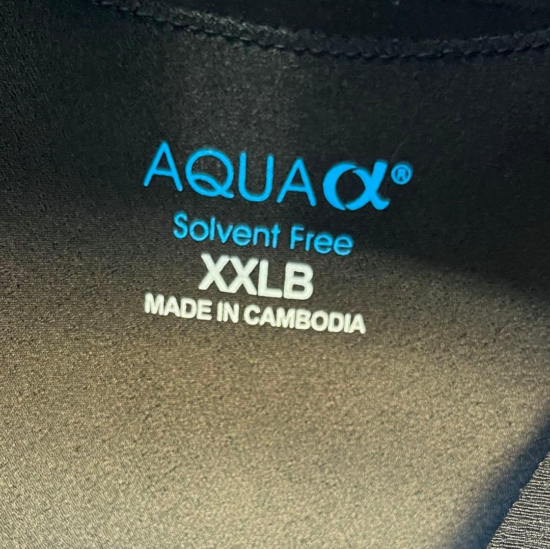 美品　5×3㎜セミドライ　ロングチェストジップ　XXLB