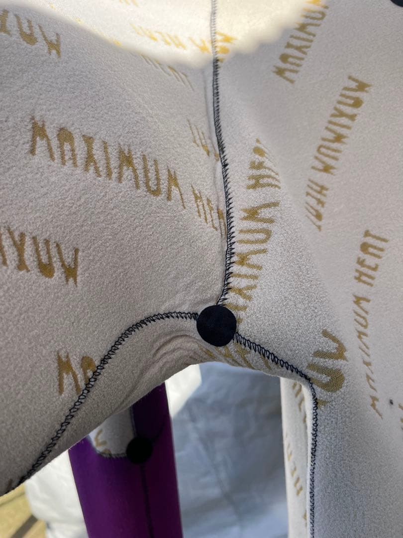 美品　5×3㎜セミドライ　ロングチェストジップ　XXLB