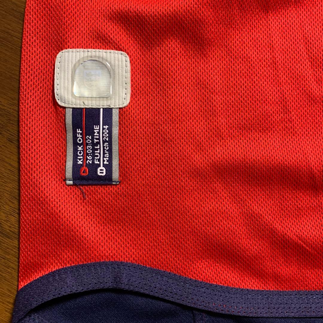 正規品イングランド アウェイ長袖 2002アルゼンチン戦 No.7 ベッカム