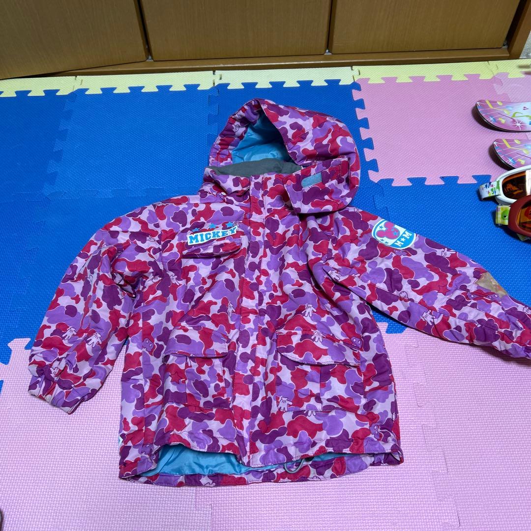 スキーセット　120 板　スティック　ブーツ　ウェアー　ヘルメット　ゴーグル