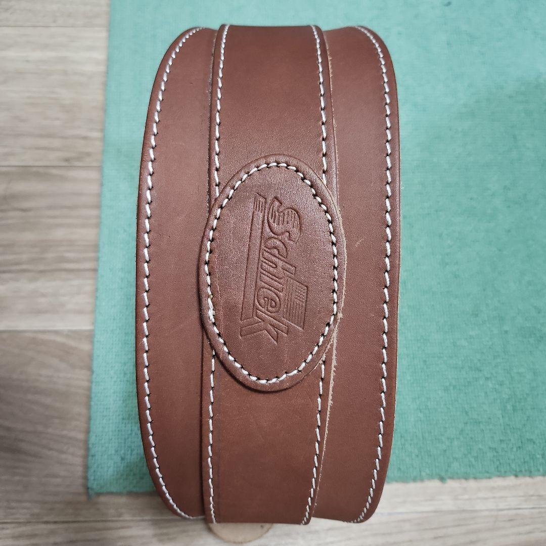 schiek トレーニングレザーベルト M