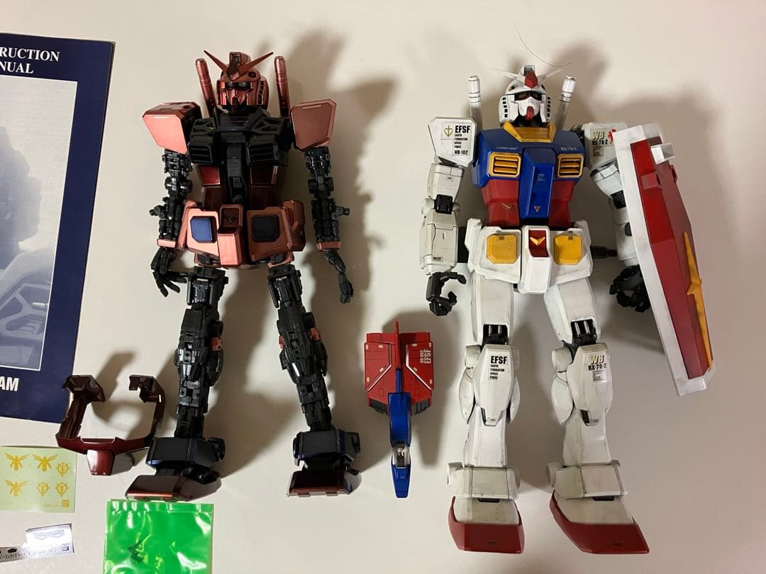 PG RX-78-2 ガンダム　1/60 RX-78/C.A　セット　J-55