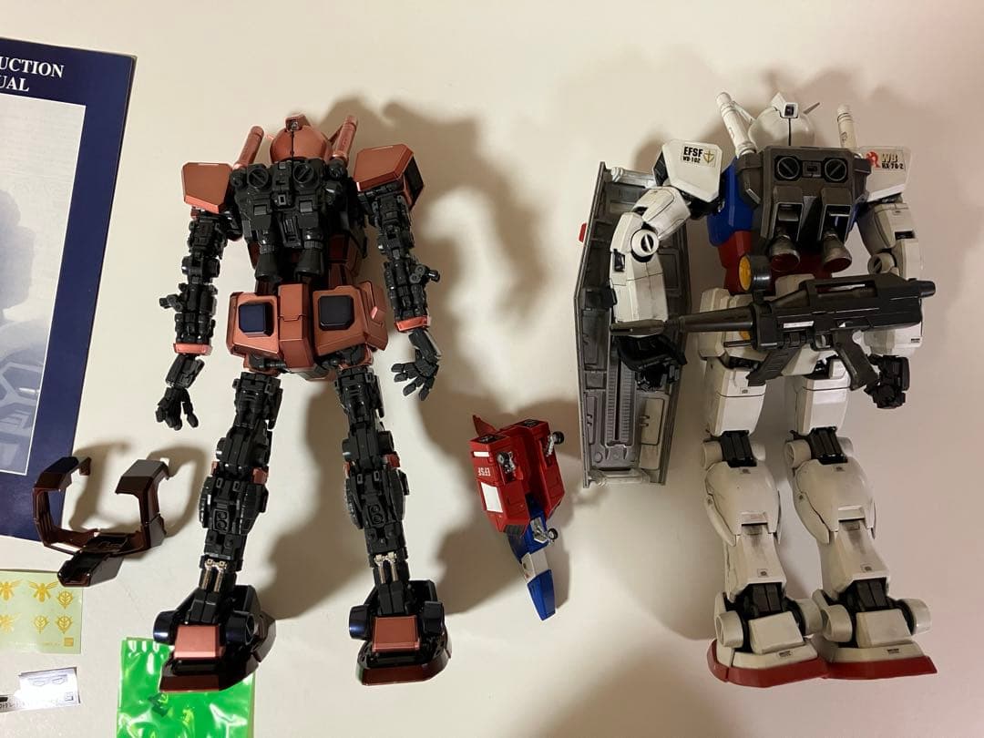 PG RX-78-2 ガンダム　1/60 RX-78/C.A　セット　J-55