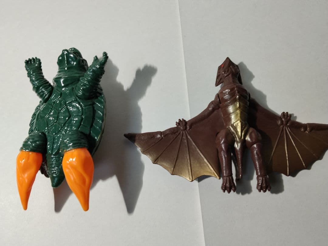 バンダイ、ソフビ、ガメラコレクション
