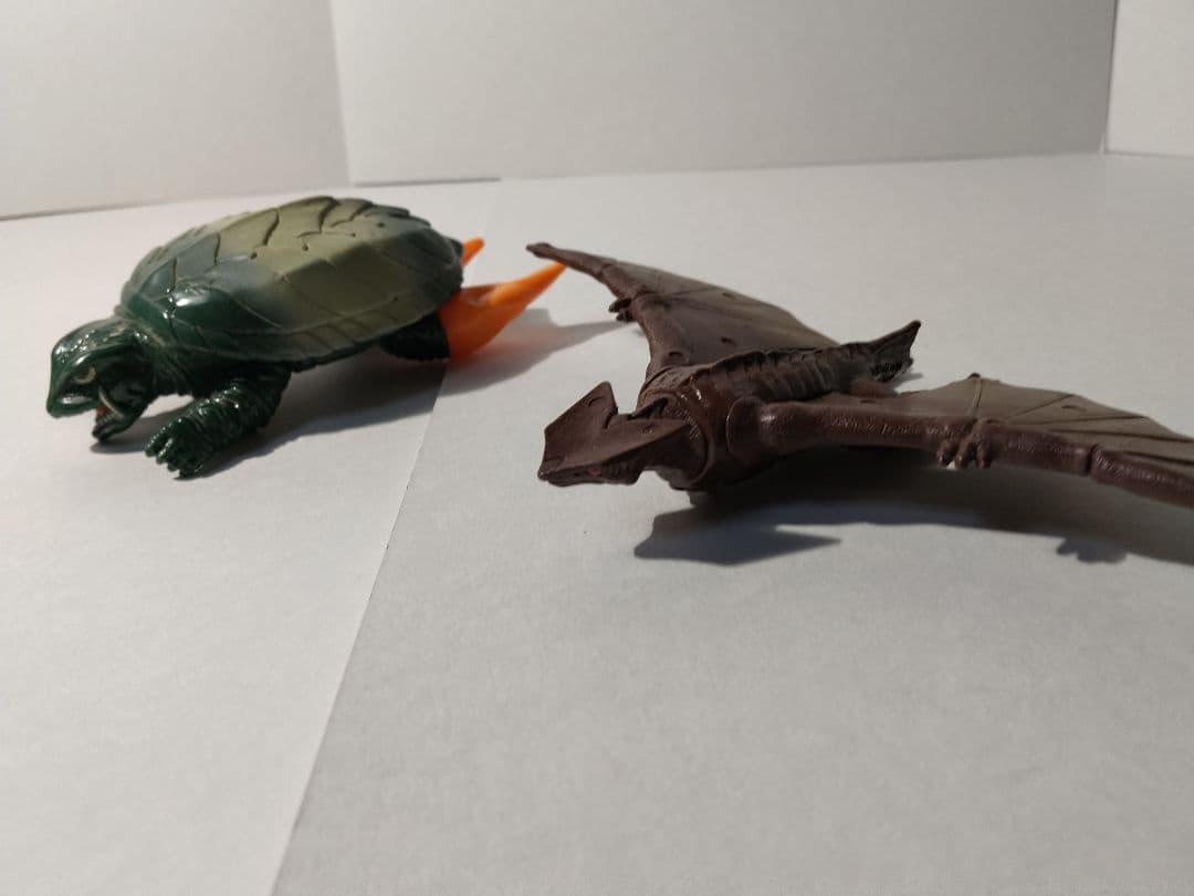 バンダイ、ソフビ、ガメラコレクション