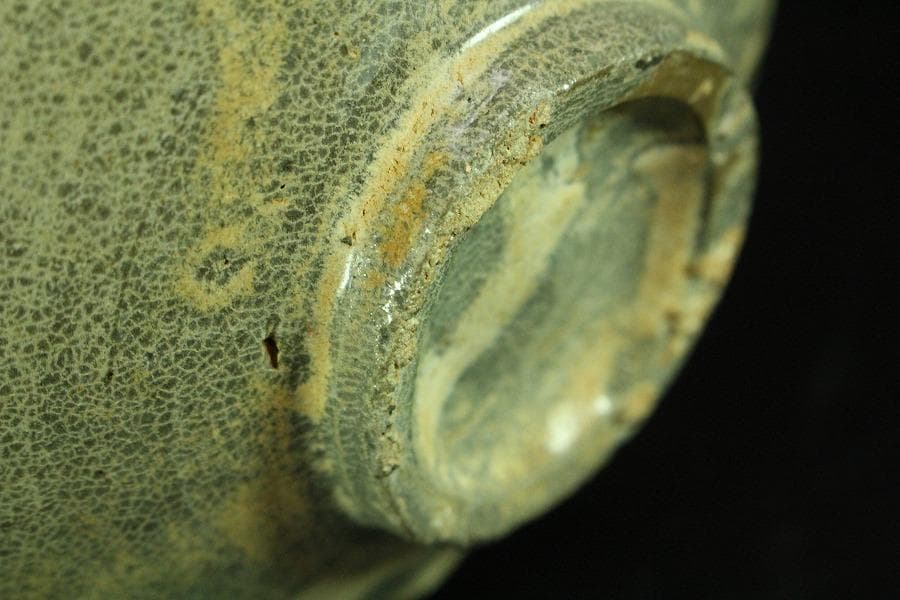 李朝 刷毛目 碗 時代物(K-A391)