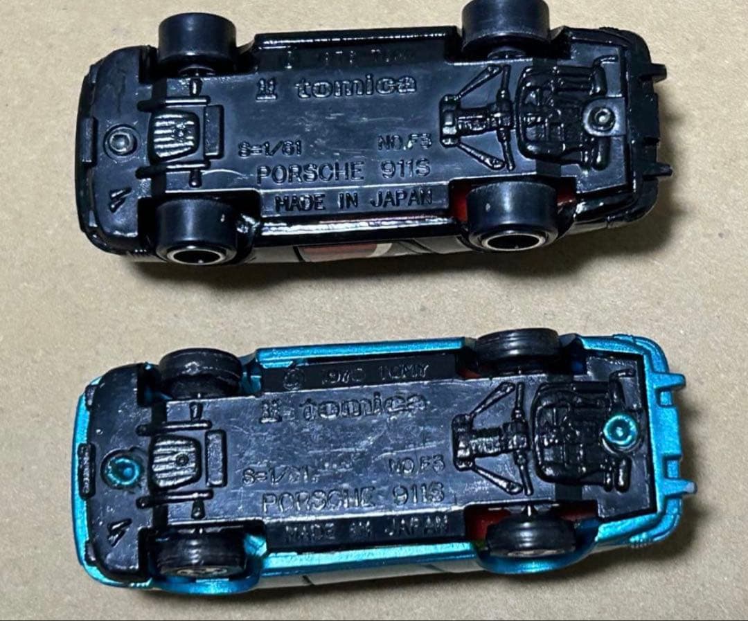 日本製 トミカ ポルシェ911S 2台セット