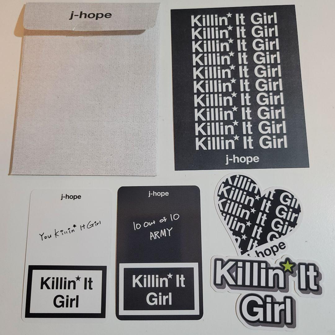 BTS J-HOPE Killin It Girl サノク ギフト トレカ 公式