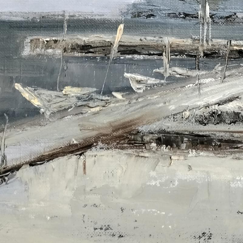 ☆玉川 基☆「 室蘭港 大黒島 」油絵　F6号