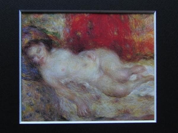 伊藤清永、【憩い】、希少な画集より、状態良好、新品高級額装付