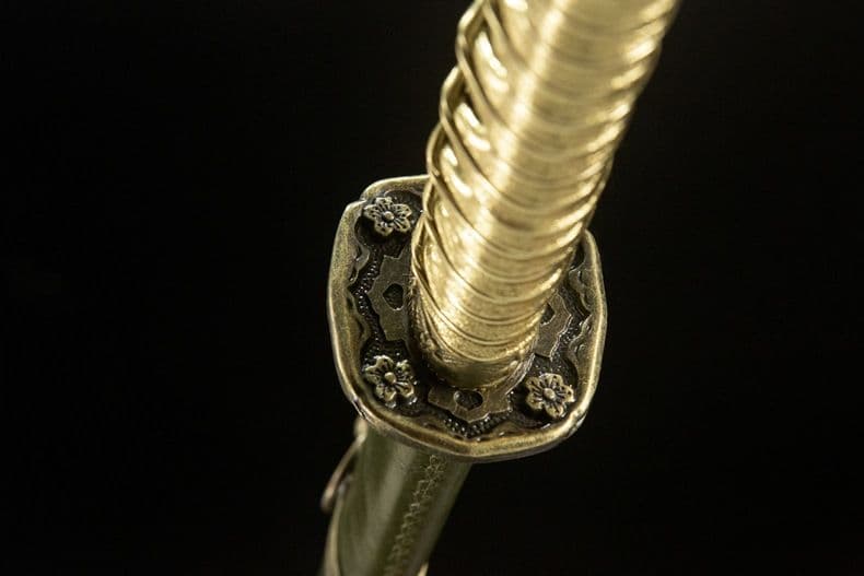 【軍緑】98式軍刀 武具　刀装具　日本刀　模造刀 居合刀 武士道 指揮刀 鋼刀