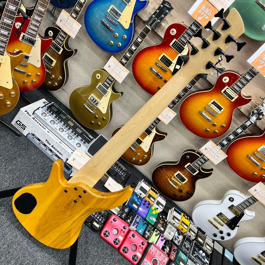 【11371】 ノーブランド 7弦ベース フレットレスベース ナチュラル