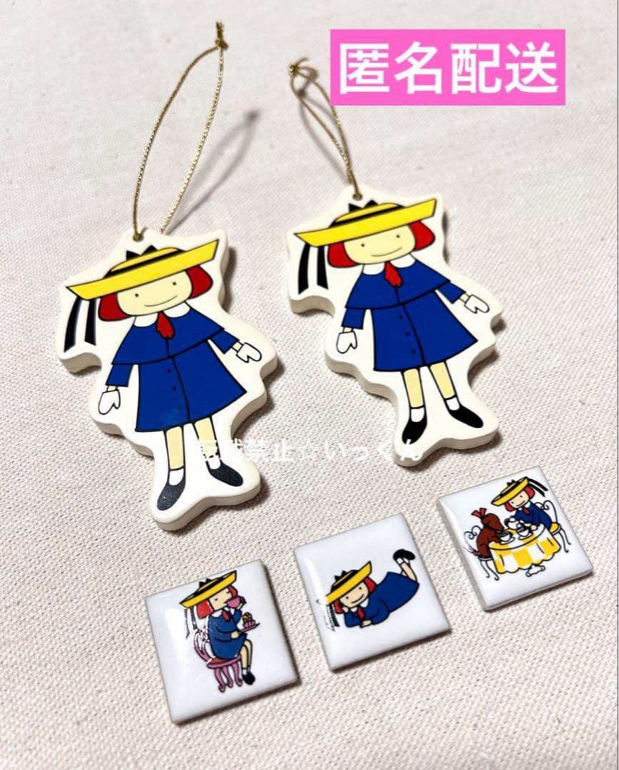 貴重！マドレーヌちゃん ミニタイル 木製オーナメント キーホルダー