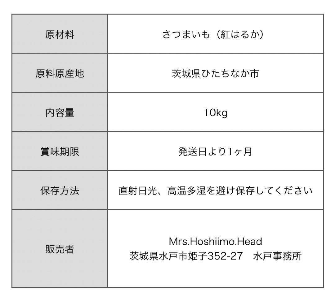 干し芋　ひたちなか産　紅はるか 切り落とし 10kg(梱包込み) No.24