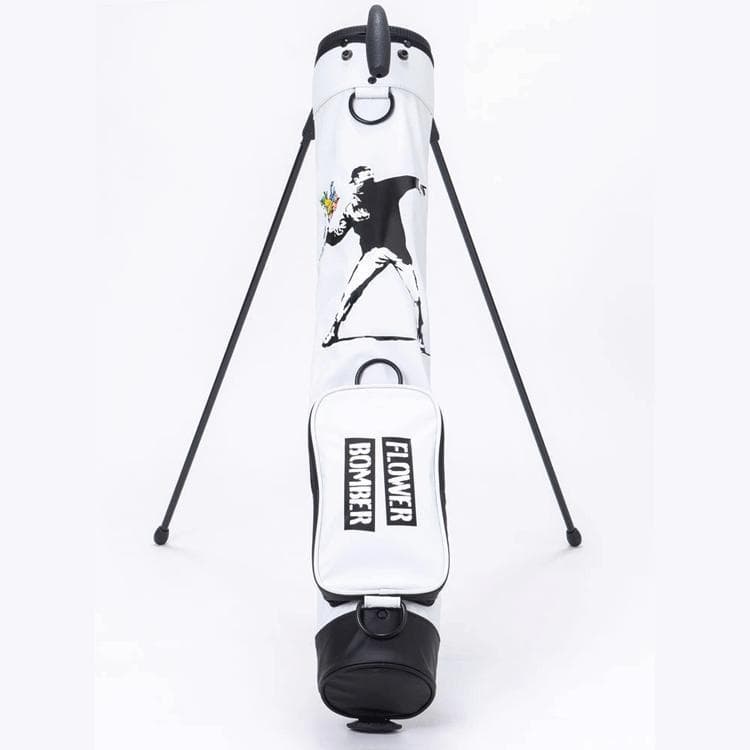 新品 バンクシー BANKSY セルフスタンドバッグ フラワーボンバー