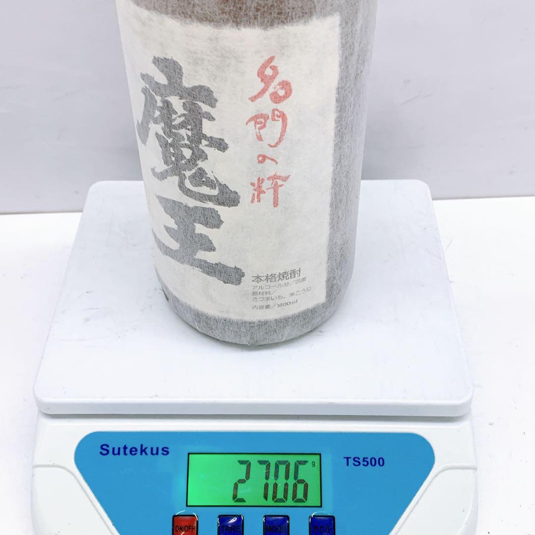8ACM001 魔王×3 本格焼酎 さつまいも 米こうじ 1.8L 25%