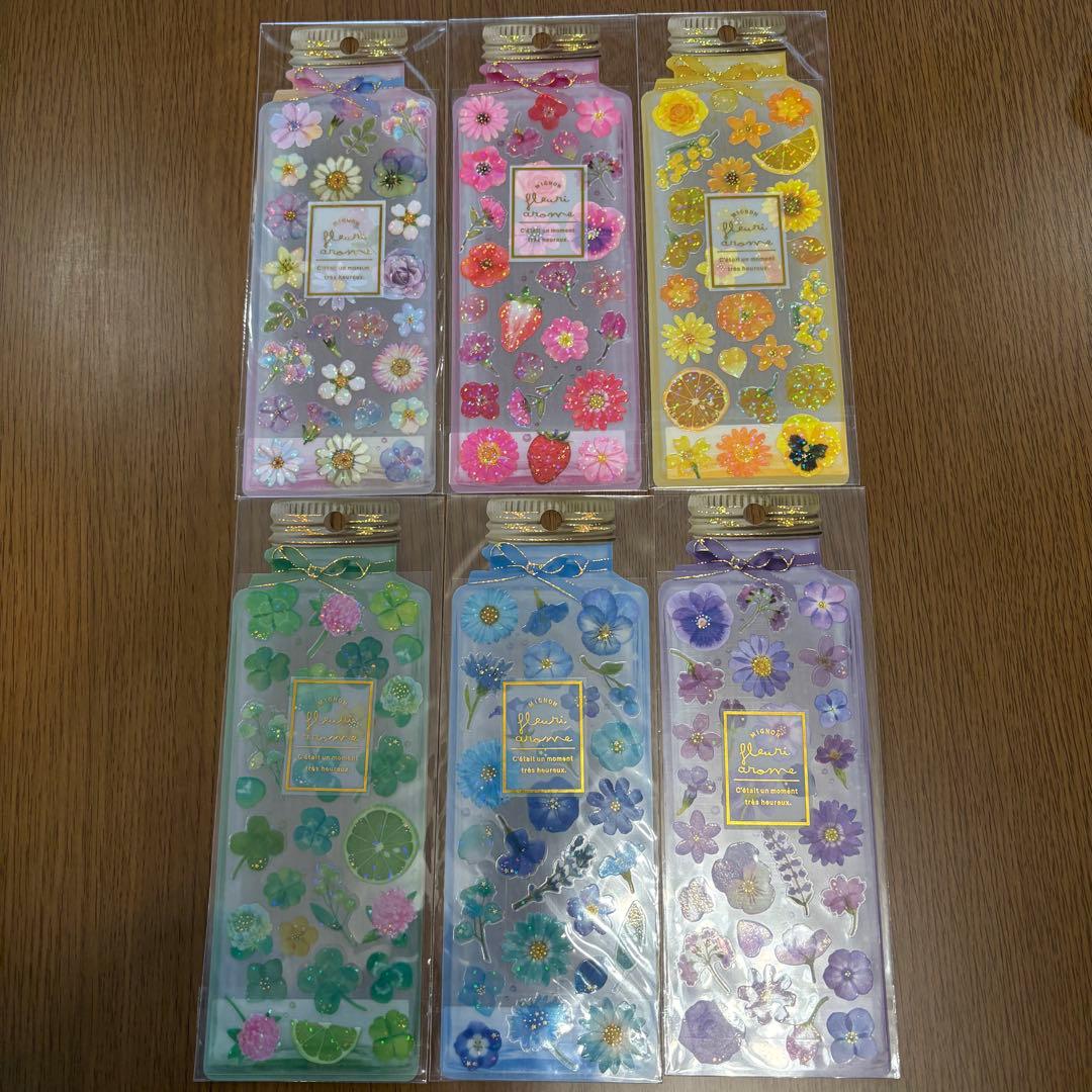 シール まとめ売り（ボンボンドロップ、タイル、ちいかわ、キラキラ、食べ物、花）