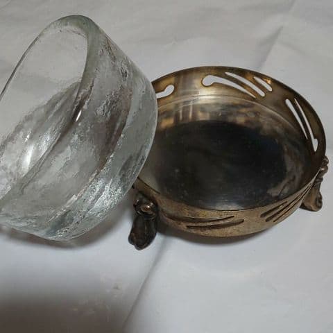 925シルバー台の灰皿