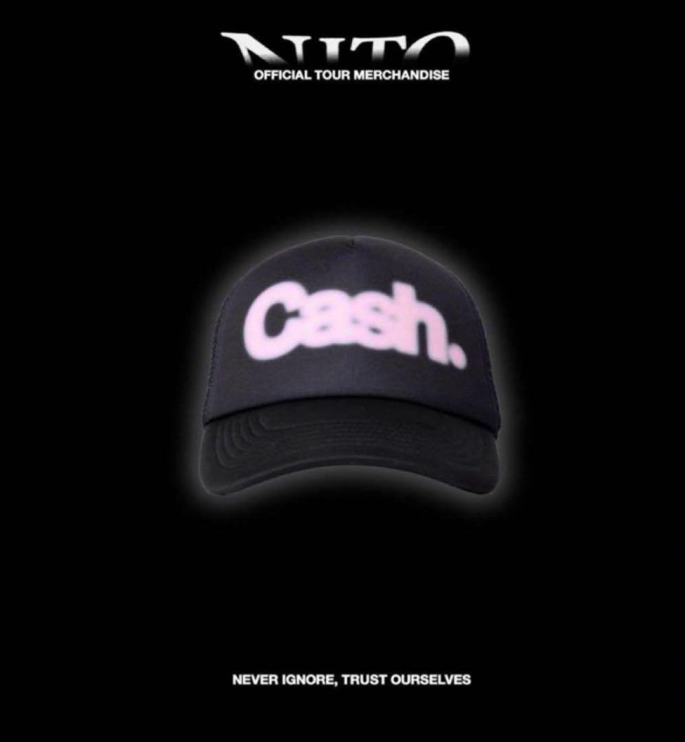 Cash. ブラックキャップ メッシュバック