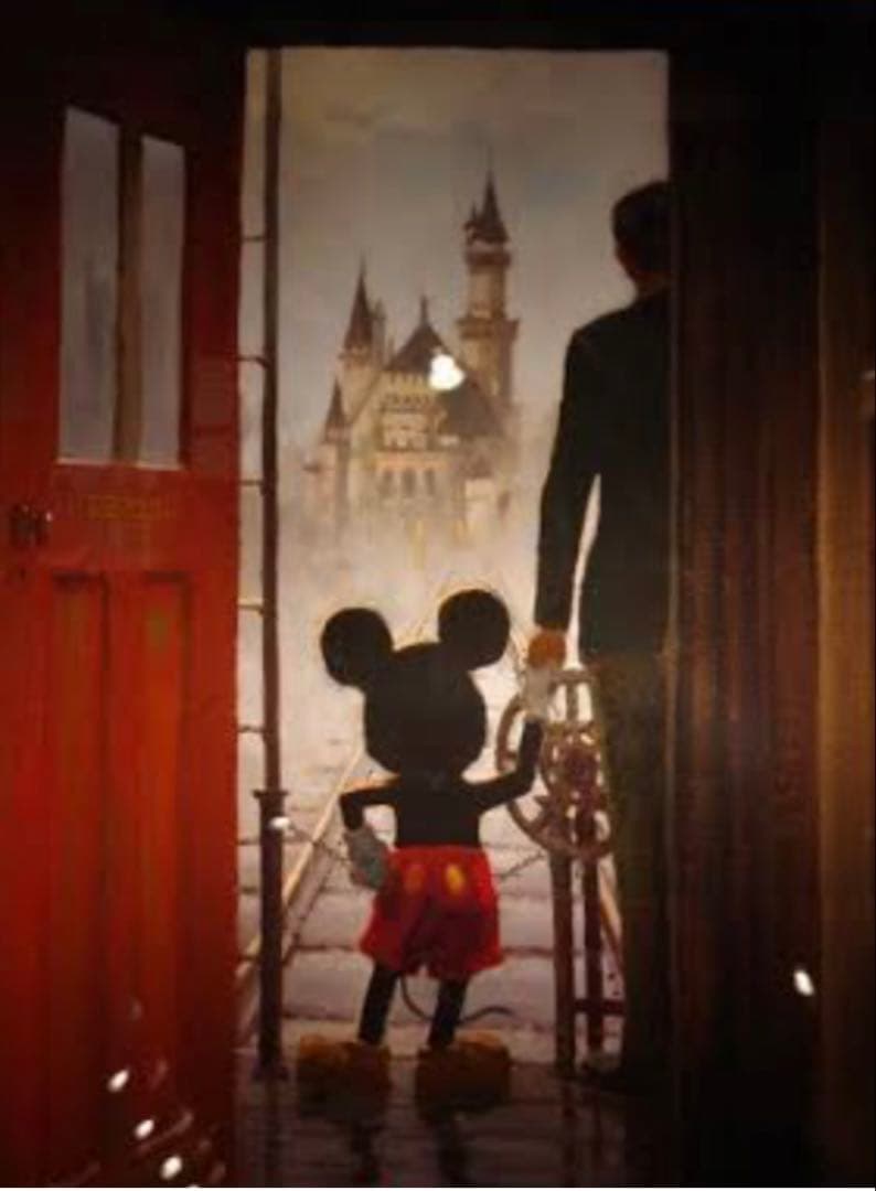 s*n様 【希少・真作】ミッキー＆ウォルト・ディズニー　ディズニー公認アート