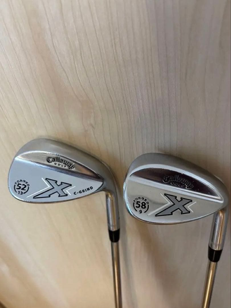 キャロウェイ　ミルキークロム　フォージド　52°58°2本セット