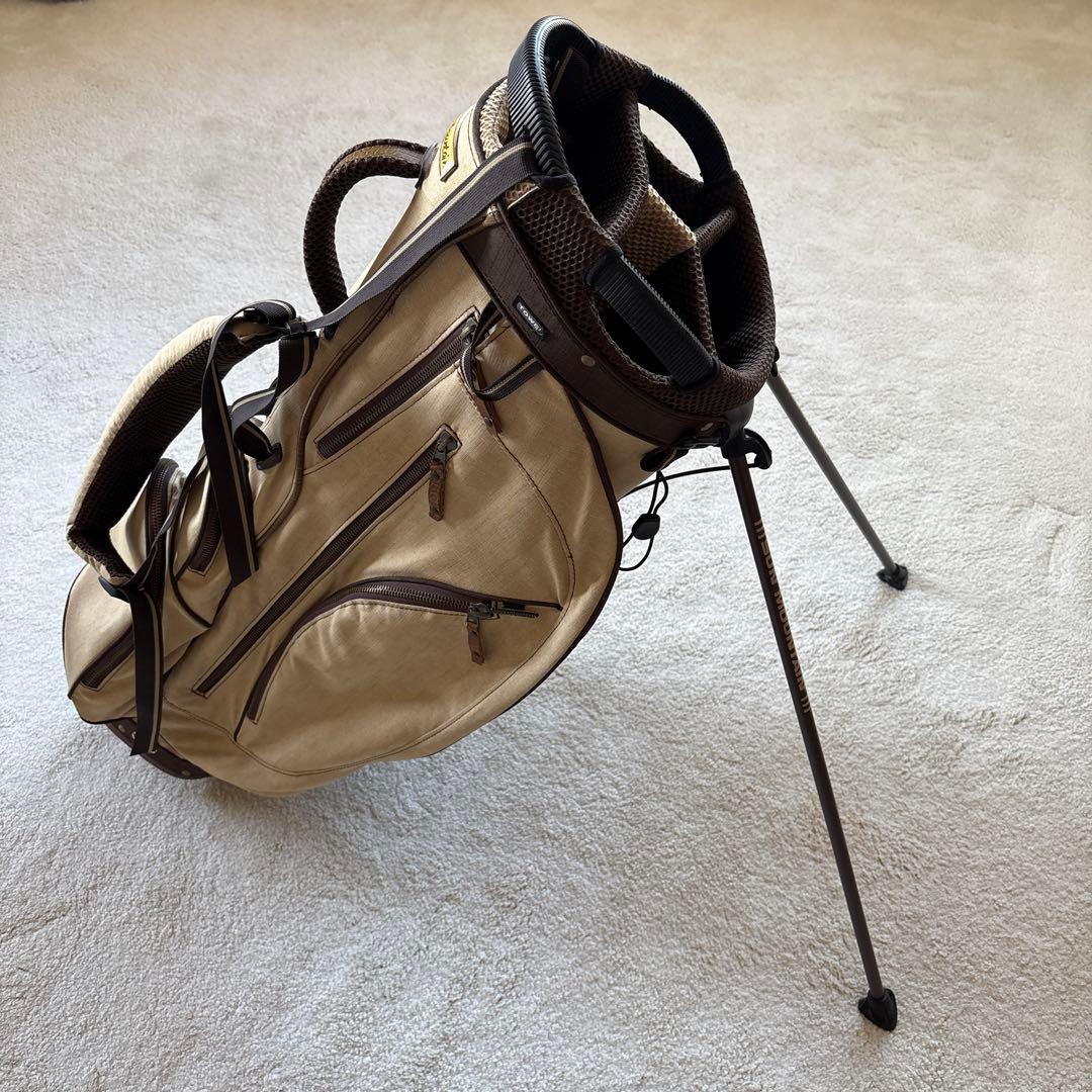 サンマウンテン　SLX キャディバッグ　スタンドバッグ　ベージュ
