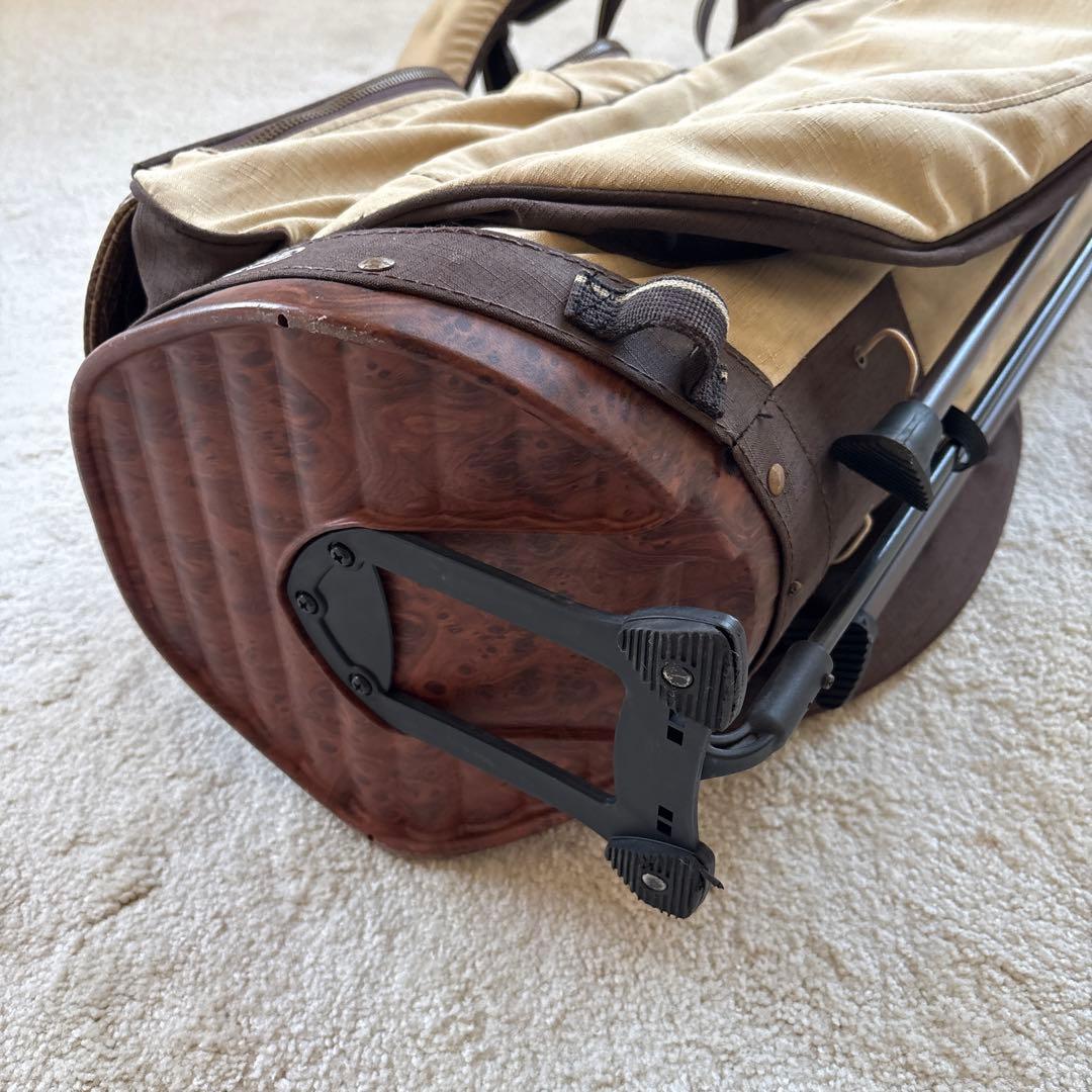 サンマウンテン　SLX キャディバッグ　スタンドバッグ　ベージュ