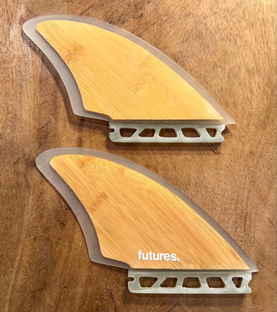 新品未使用futures FK2ツインキール バンブー日本限定フィンケース付き