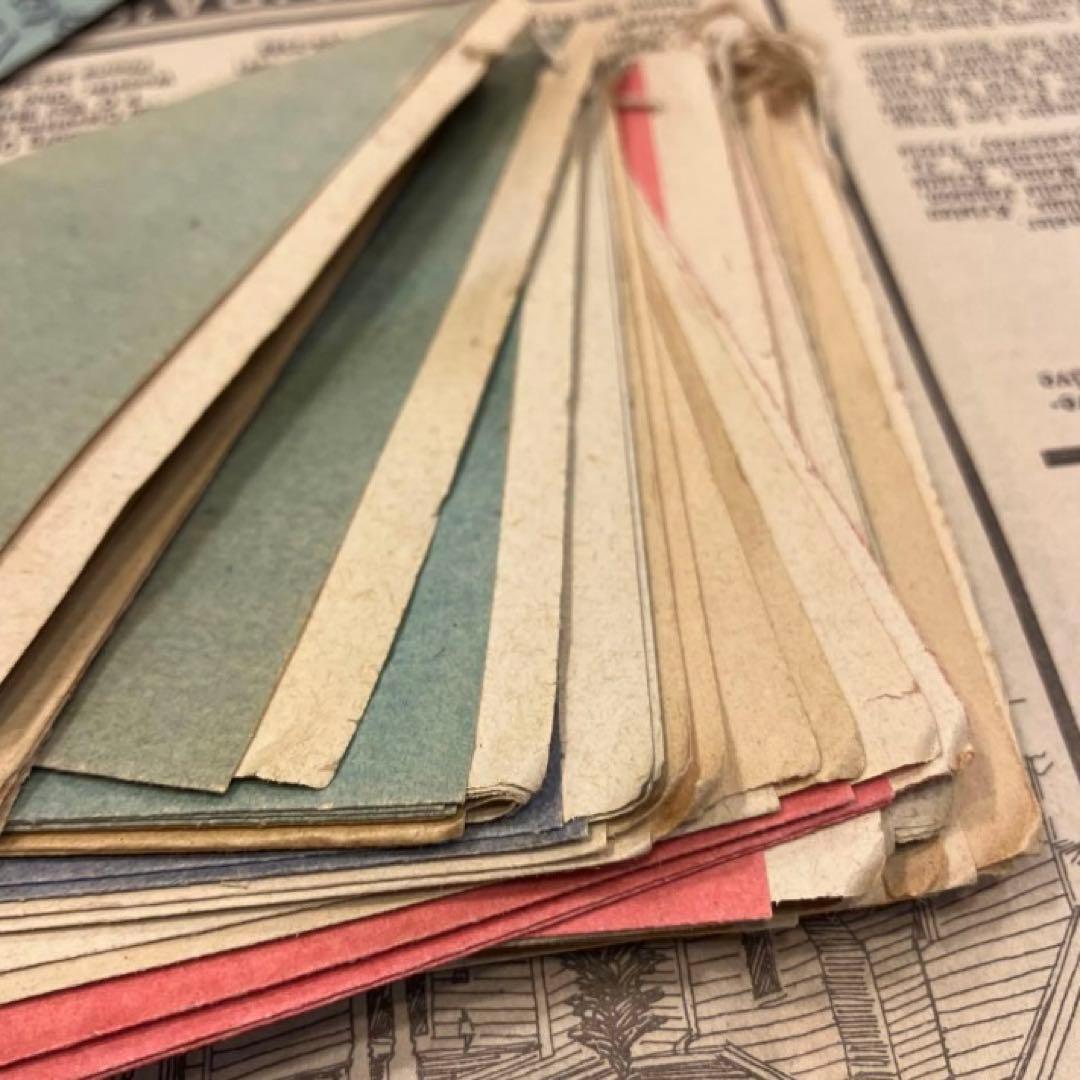 海外　ヴィンテージ ドイツ　ままごと　マルシェ袋　ジャンクジャーナル　60枚★