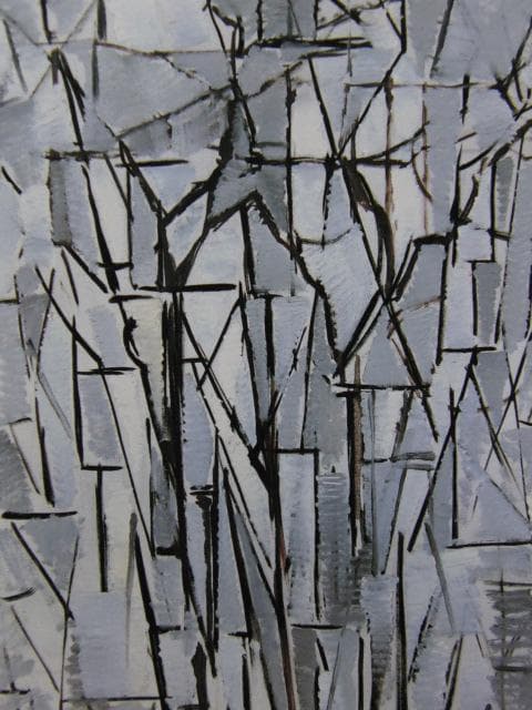 ピート・モンドリアン、『コンポジション：樹 II』、希少な画集より