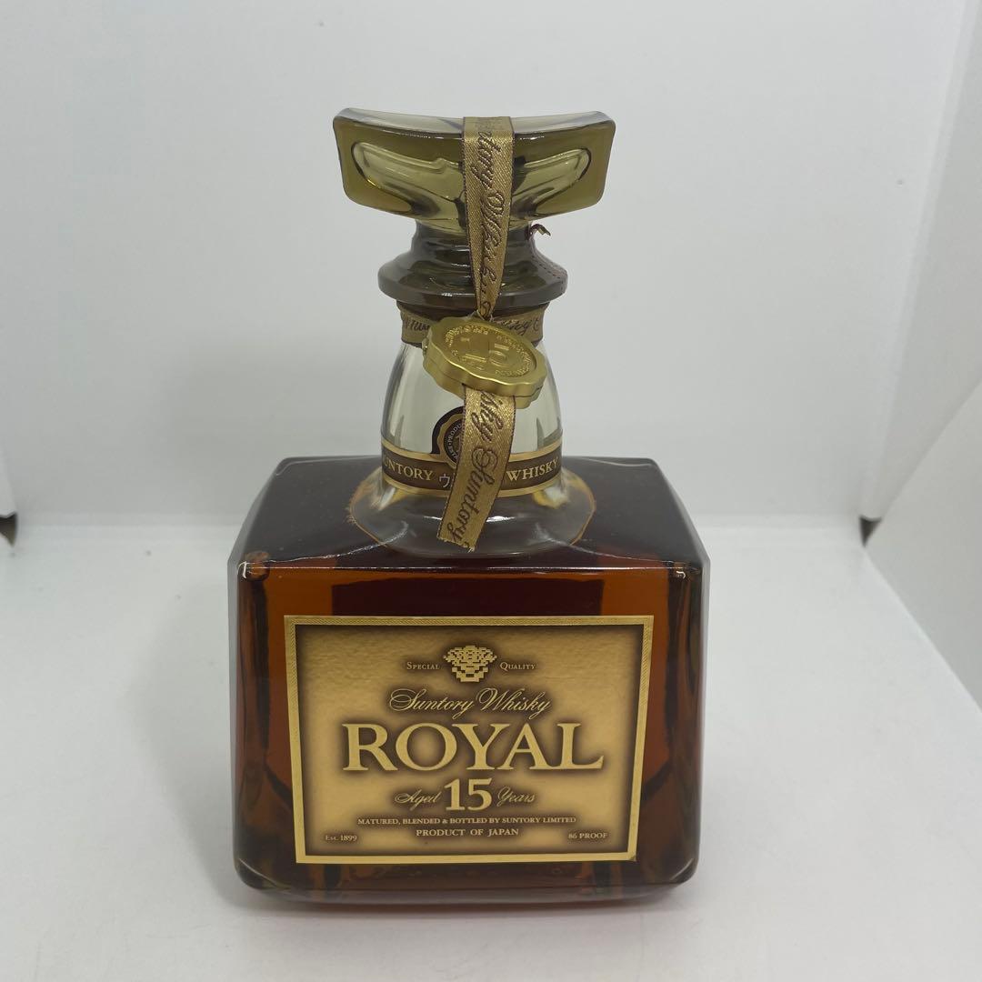 【未開栓・古酒】サントリー ローヤル 15年 ゴールドラベル 750㎖/43%