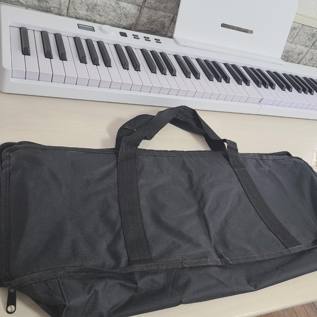 CARINA ZE0088 折りたたみ式 電子ピアノ 88鍵 ホワイト