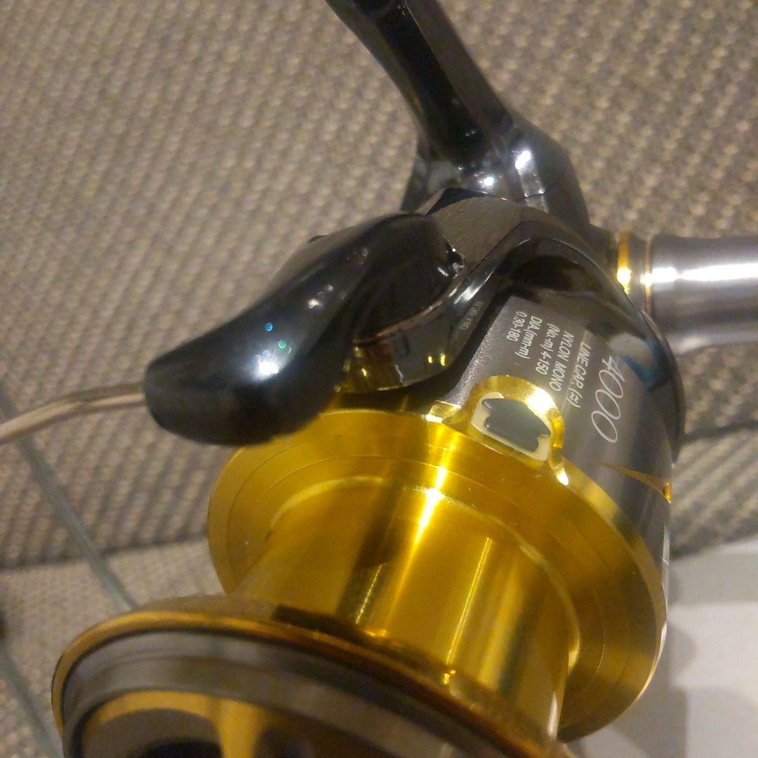 シマノ 14ステラ 4000HG 夢屋ハンドル 訳あり美品