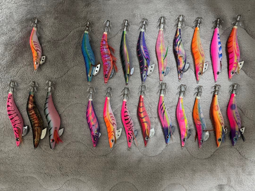 エギ　各種22本　セット販売　3.5号3本3.0号18本2.5号1本