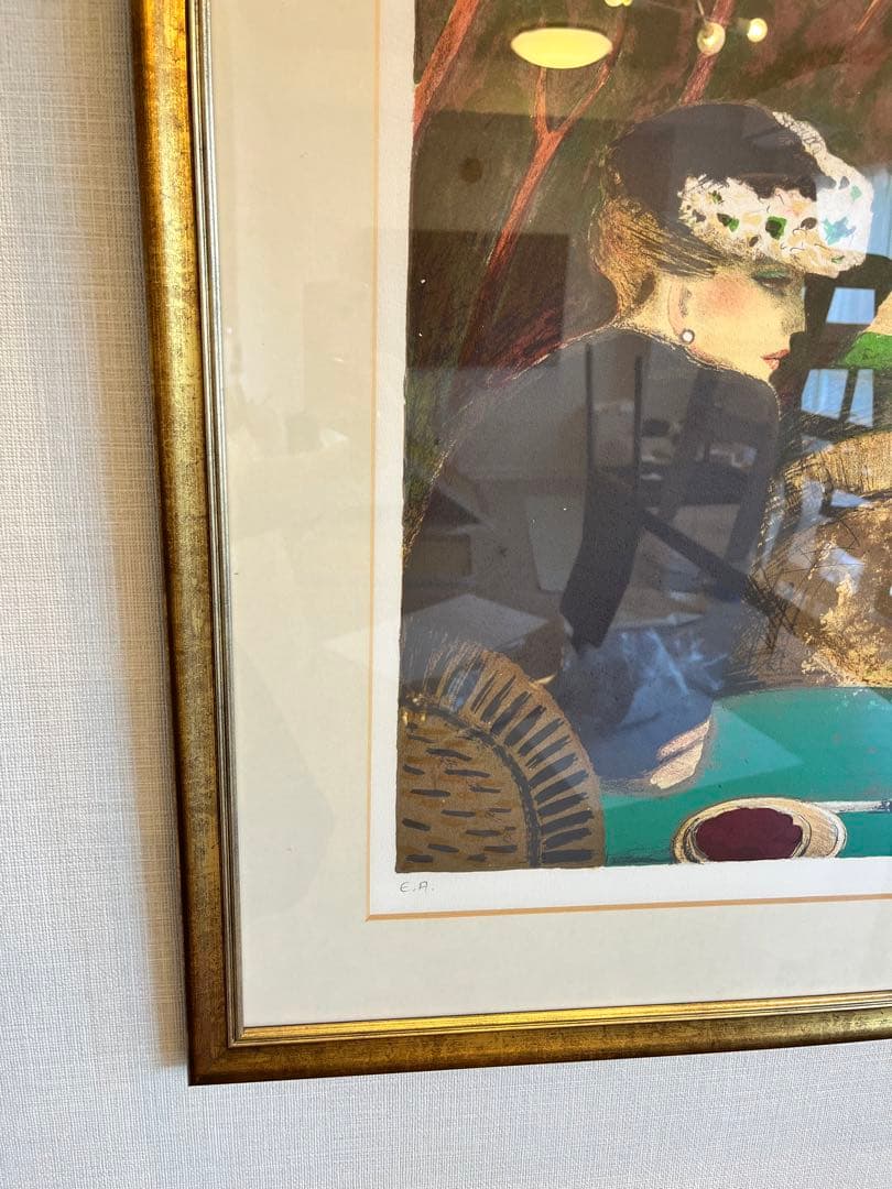 S*A様 【真作】 カシニョール　沈黙　リトグラフ