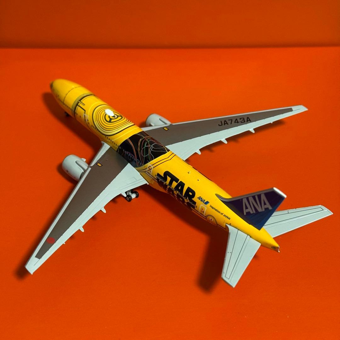 航空機・ヘリコプター JC ANA C-3PO B777-200ER JA743A 1/400