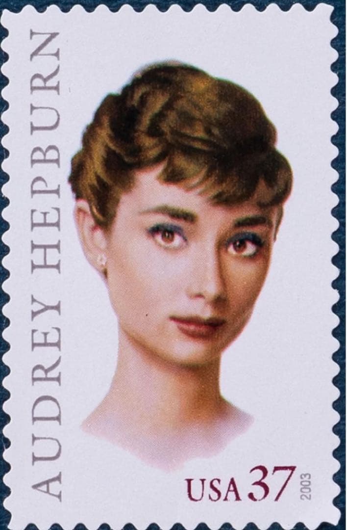 激レア『ハリウッドの伝説シリーズ』未使用18種切手額