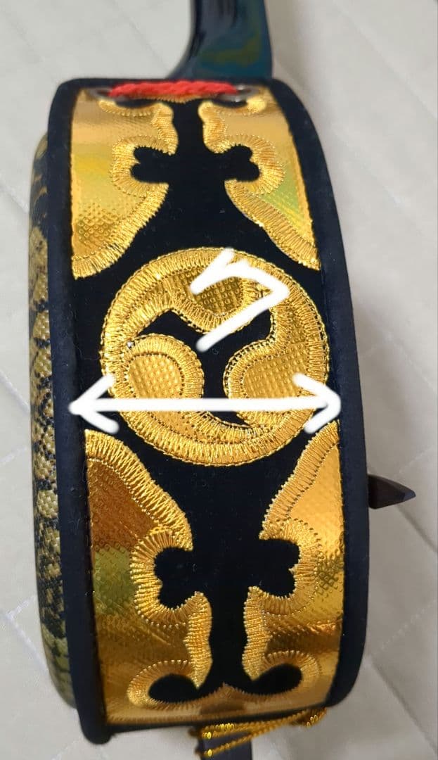 【送料無料】沖縄三線 ヘビ柄 3弦 ケース、付属品、テキスト2冊付き