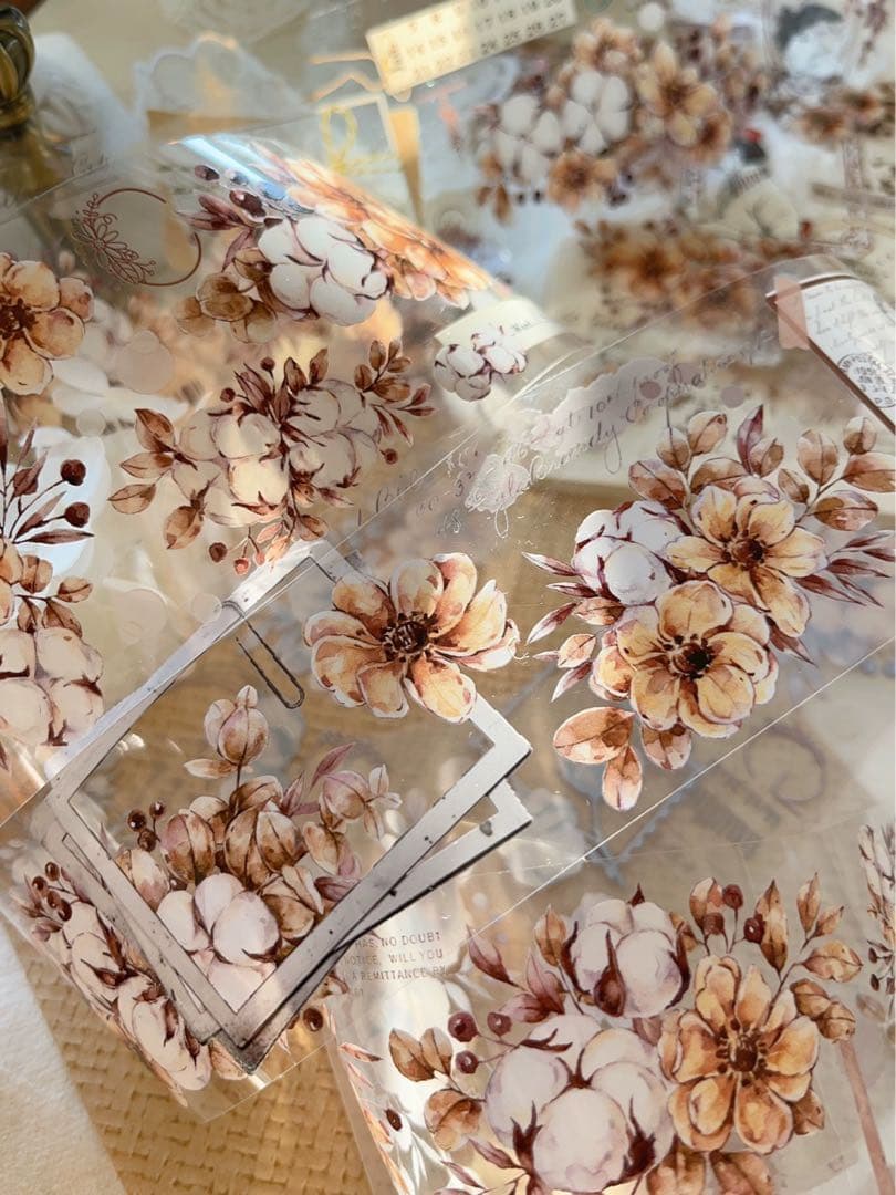 壹洱原创《木棉》海外マスキングテープ　マステ 【1559】