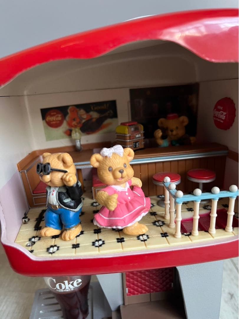 アメリカUSA限定ビンテージコカコーラソーダショップロックンロールオルゴール