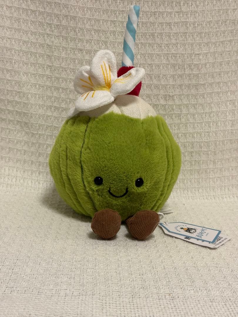 ジェリーキャット　ココナッツジュース　ドリンク　ぬいぐるみ