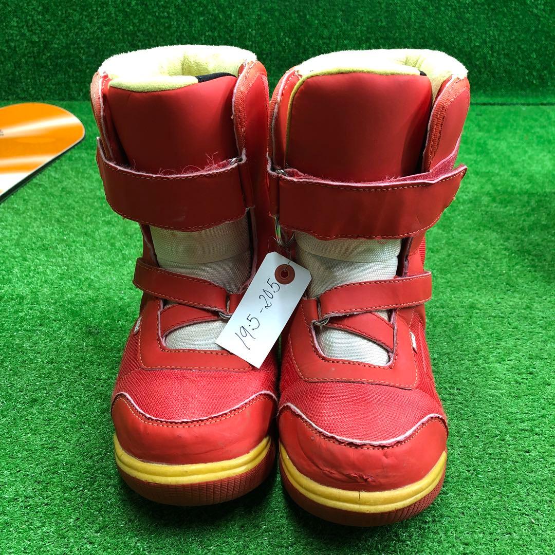 宝-628 子供用スノーボードセット118cm ビンディング新品 メンテナンス済