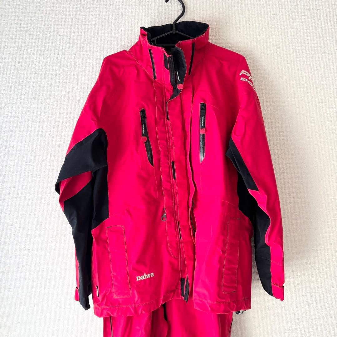 ダイワ プロバイザー ゴアテックス 上下セット レッド 赤