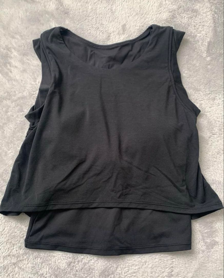 【未使用/紙タグ無し】【SUKALA】ショートフレアタンクトップ　Sサイズ